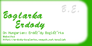 boglarka erdody business card